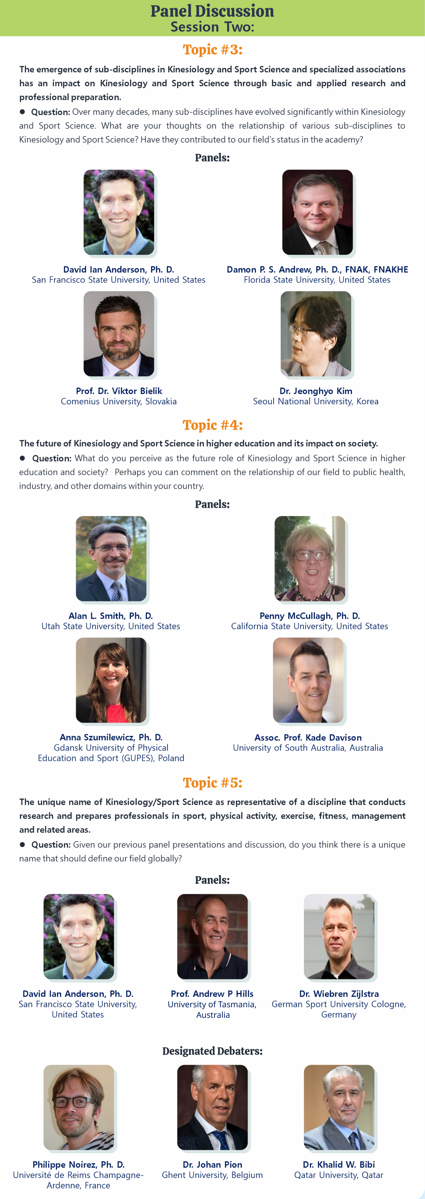 Panel Discussion Session Two