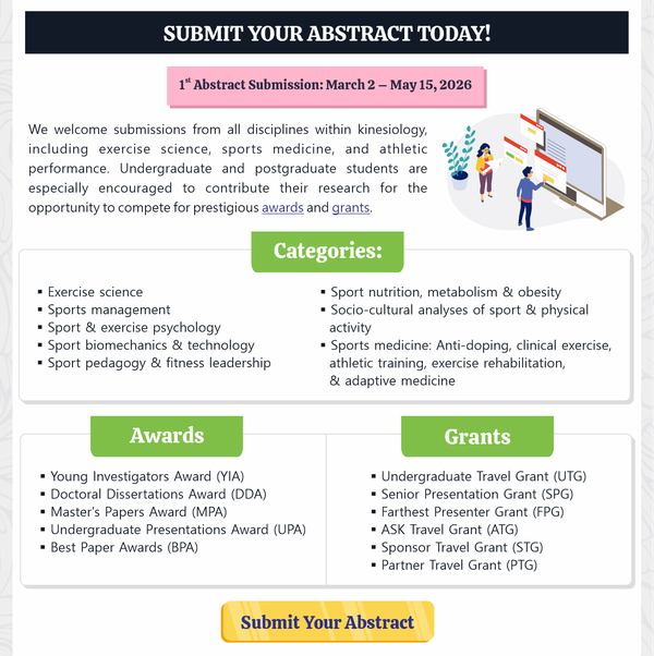 SUBMIT YOUR ABSTRACT TODAY!