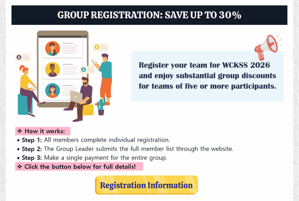 Group Registration: Save Up to 30%