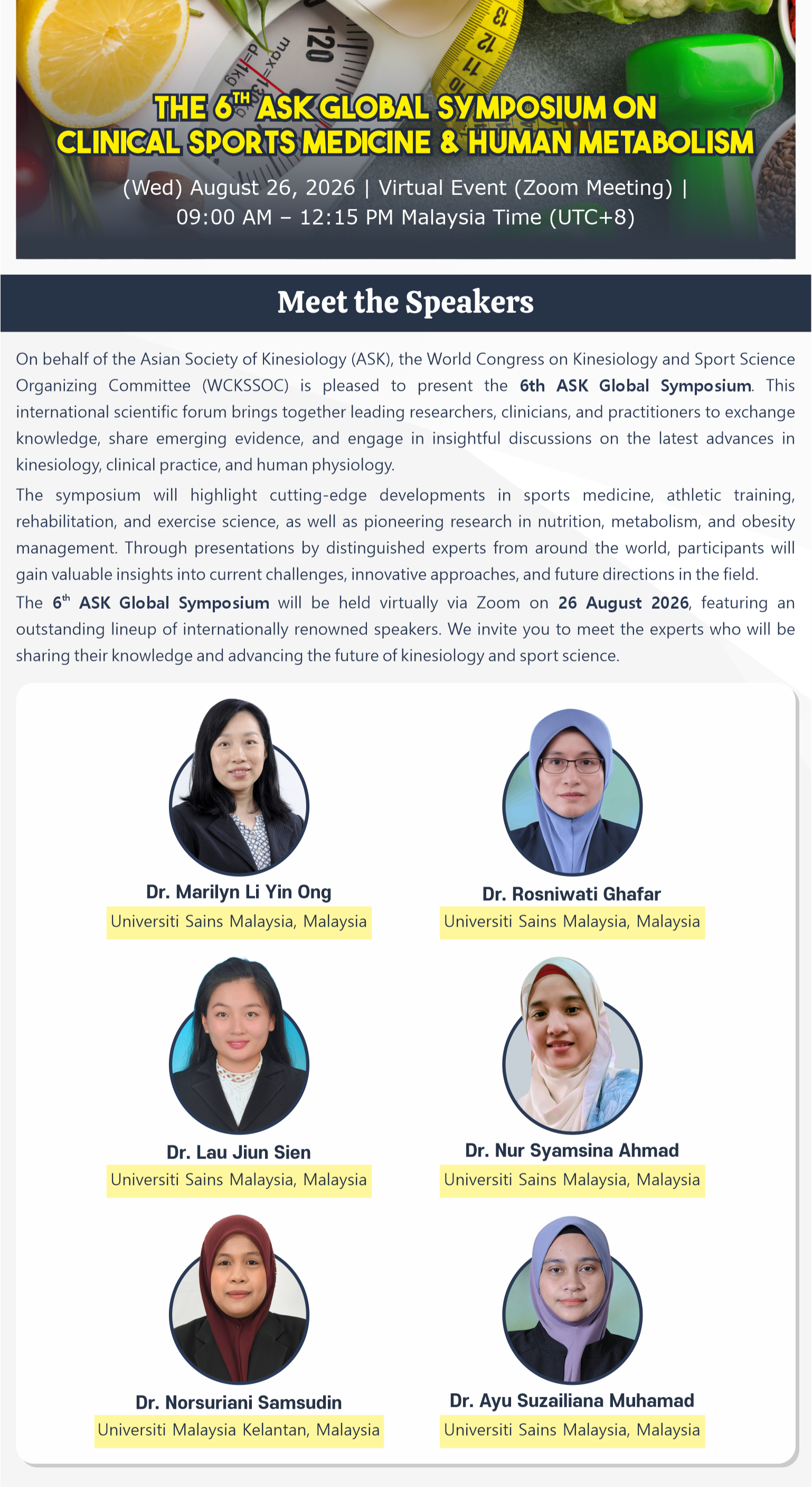 Meet the Speakers